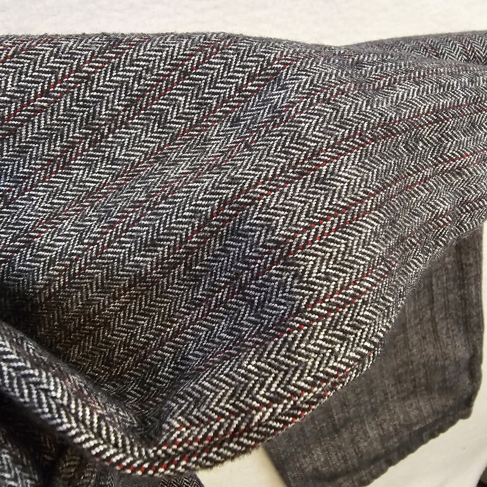 Standard Cloth Gray Pinstripe Trousers Size 34 - Picture 11 of 12